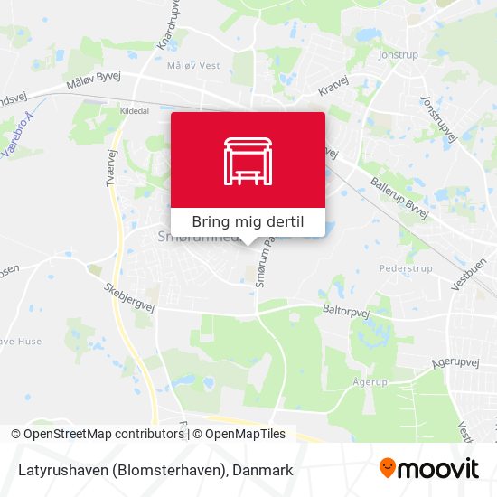 Latyrushaven (Blomsterhaven) kort