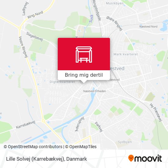 Lille Solvej (Karrebækvej) kort