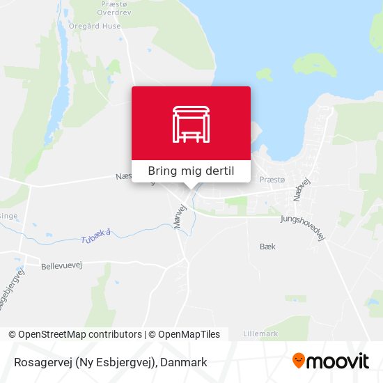Rosagervej (Ny Esbjergvej) kort