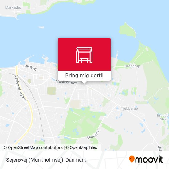 Sejerøvej (Munkholmvej) kort