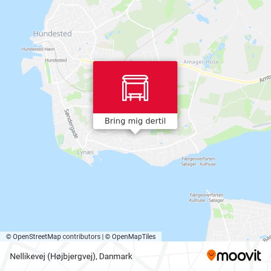 Nellikevej (Højbjergvej) kort
