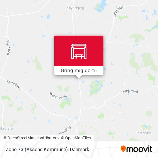 Zone 73 (Assens Kommune) kort