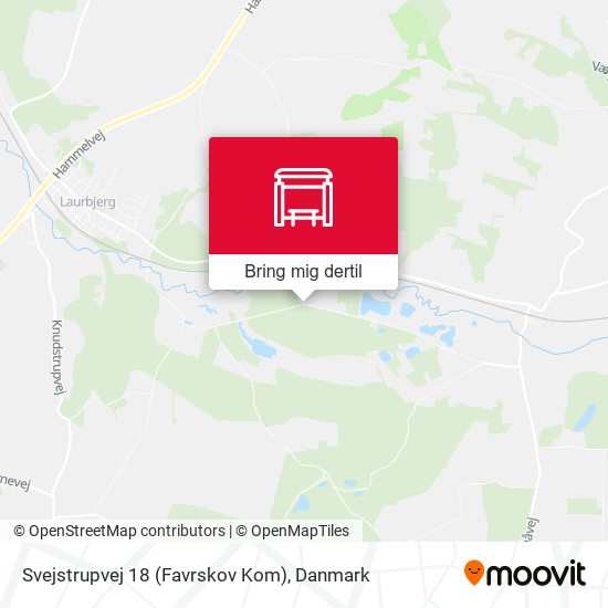 Svejstrupvej 18 (Favrskov Kom) kort