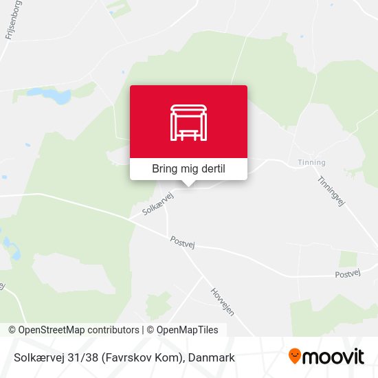 Solkærvej 31/38 (Favrskov Kom) kort