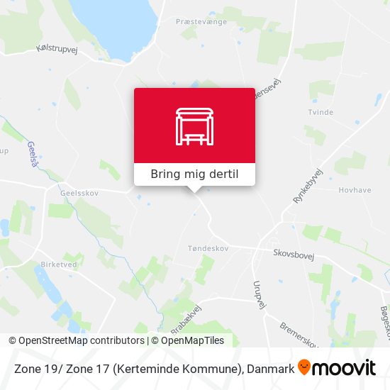 Zone 19/ Zone 17 (Kerteminde Kommune) kort