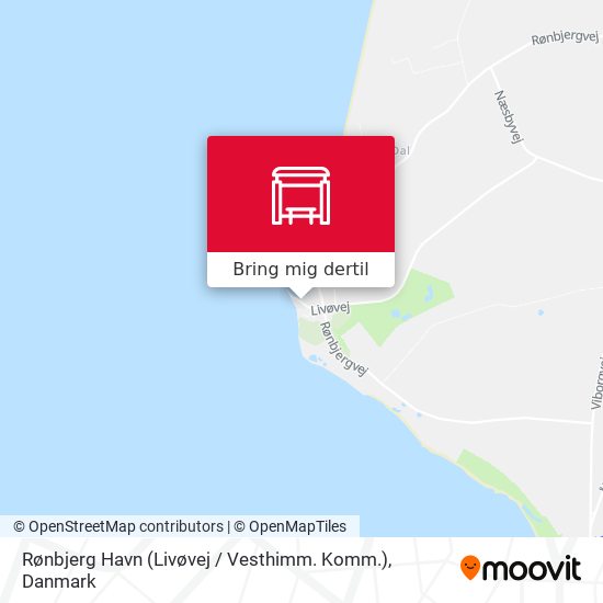 Rønbjerg Havn (Livøvej / Vesthimm. Komm.) kort