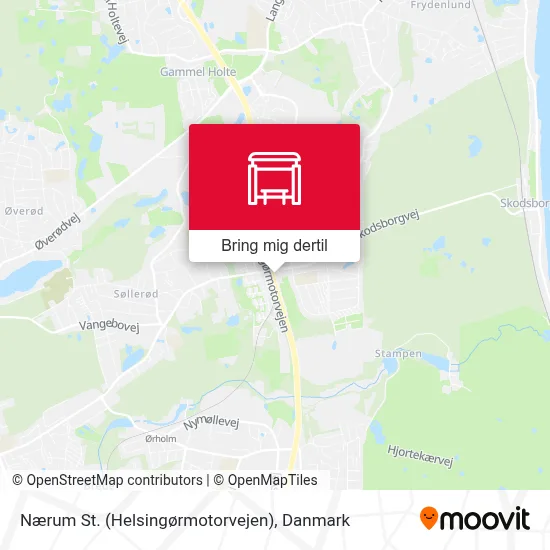 Nærum St. (Helsingørmotorvejen) stop - ruter, tidsplaner og priser