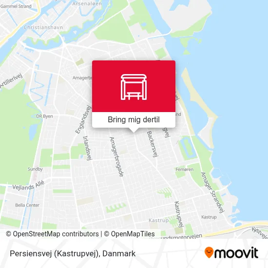 Persiensvej (Kastrupvej) kort