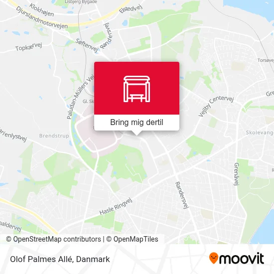 Olof Palmes Allé kort