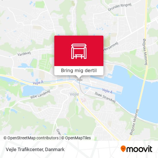 Vejle Trafikcenter kort