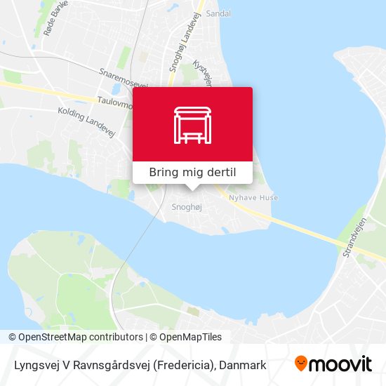 Lyngsvej V Ravnsgårdsvej (Fredericia) kort