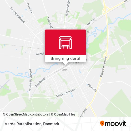Varde Rutebilstation kort