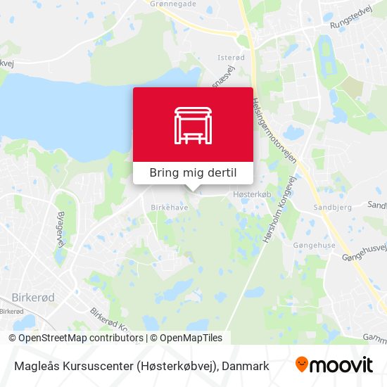 Magleås Kursuscenter (Høsterkøbvej) kort