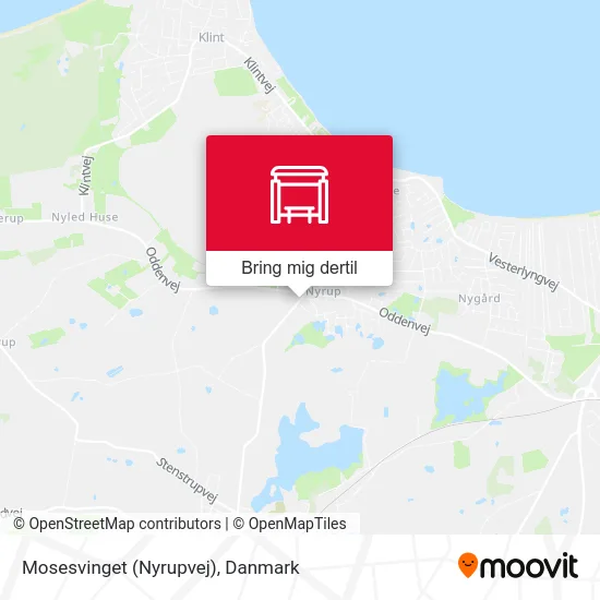 Mosesvinget (Nyrupvej) kort