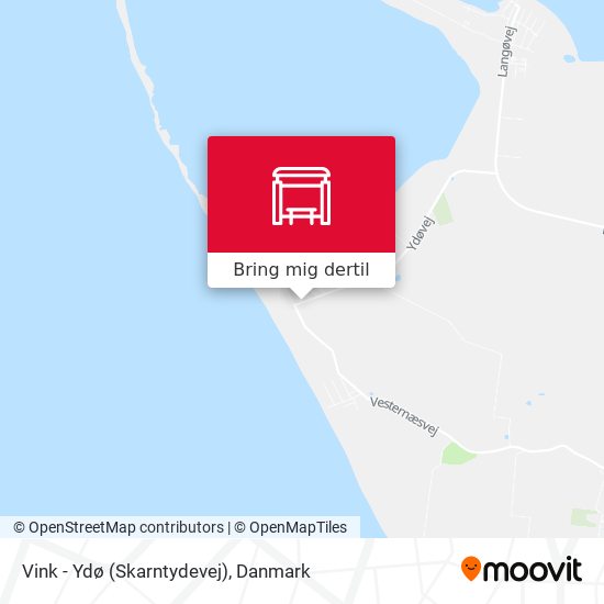 Vink - Ydø (Skarntydevej) kort