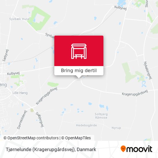 Tjørnelunde (Kragerupgårdsvej) kort