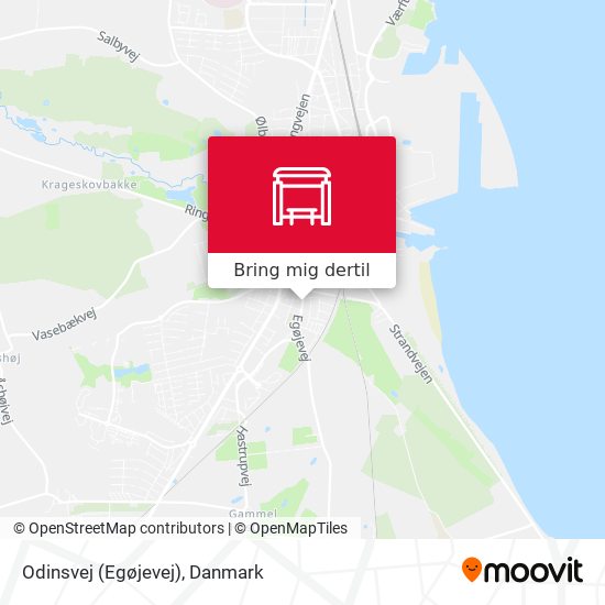 Odinsvej (Egøjevej) kort