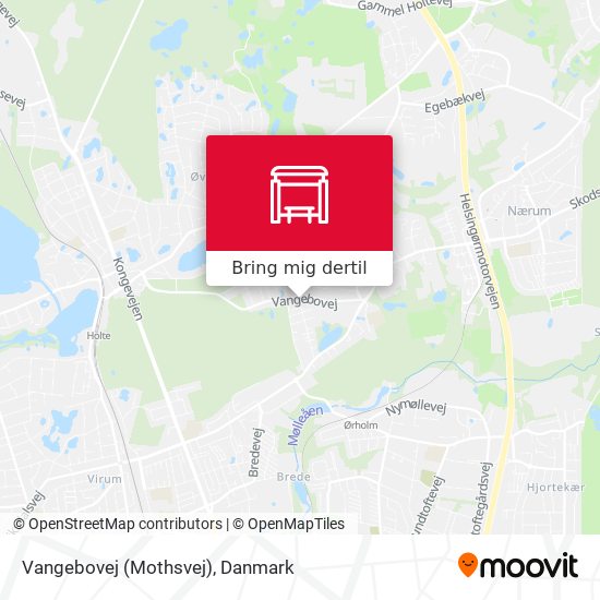 Vangebovej (Mothsvej) kort