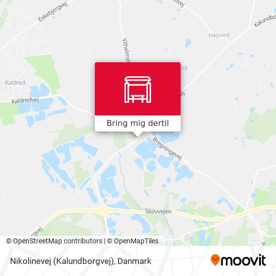 Nikolinevej (Kalundborgvej) kort