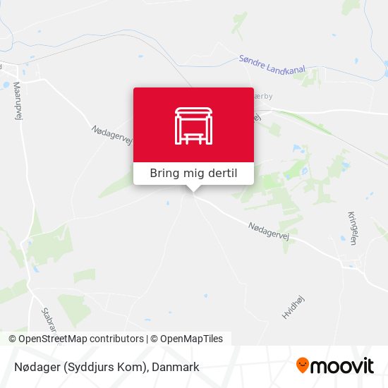 Nødager (Syddjurs Kom) kort