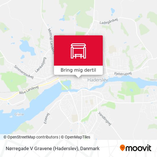 Nørregade V Gravene (Haderslev) kort