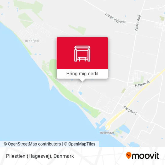 Pilestien (Hagesvej) kort