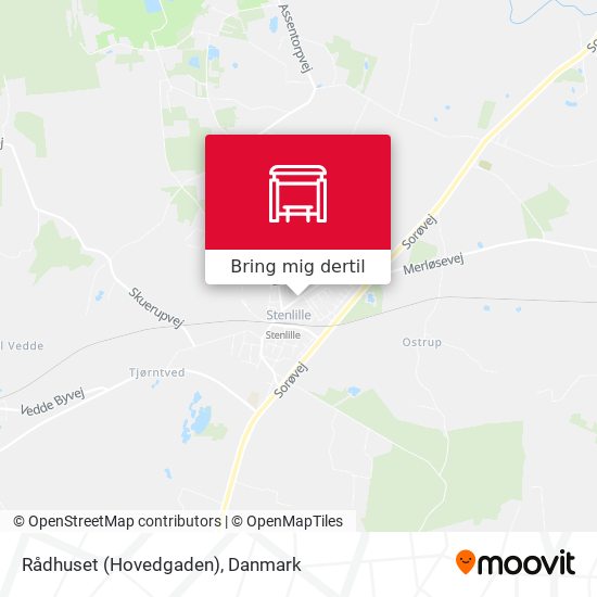 Rådhuset (Hovedgaden) kort