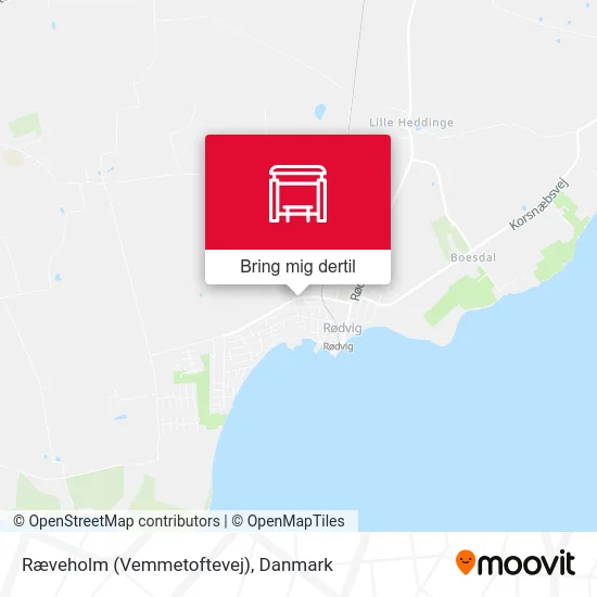 Ræveholm (Vemmetoftevej) kort