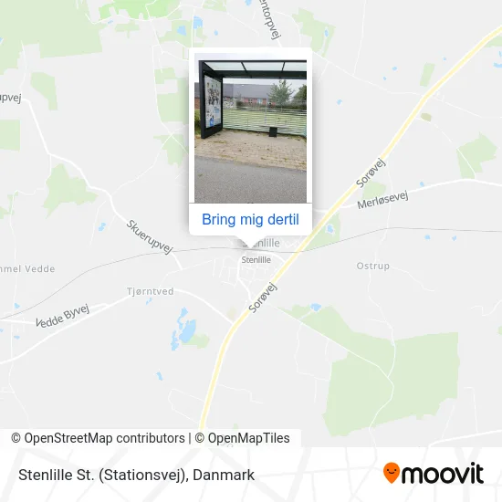 Stenlille St. (Stationsvej) kort