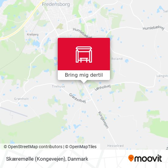 Skæremølle (Kongevejen) kort