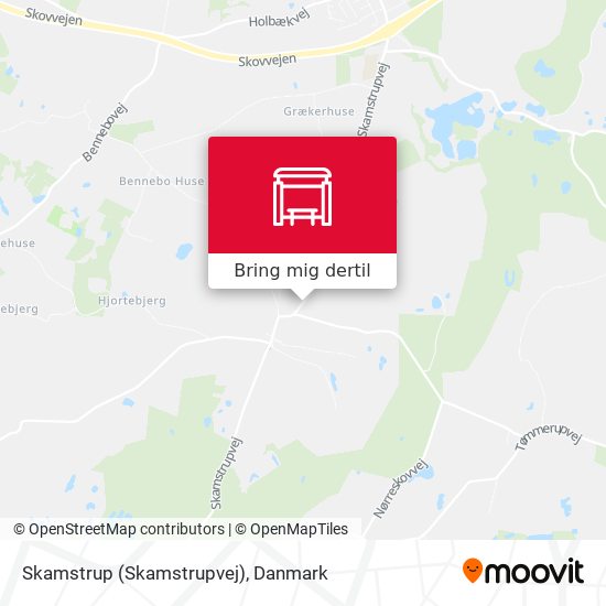 Skamstrup (Skamstrupvej) kort