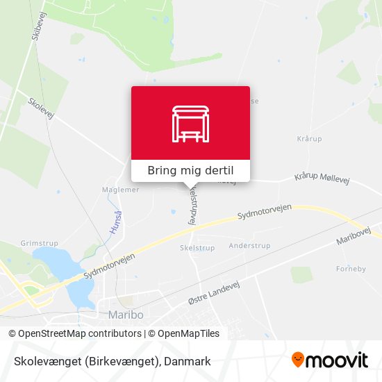 Skolevænget (Birkevænget) kort