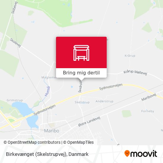 Birkevænget (Skelstrupvej) kort