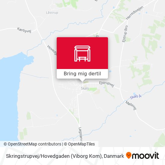 Skringstrupvej / Hovedgaden (Viborg Kom) kort