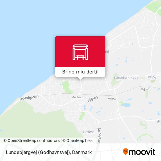 Lundebjergvej (Godhavnsvej) kort