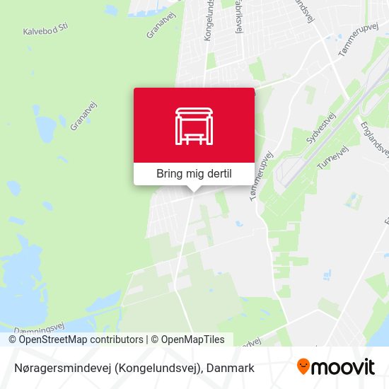 Nøragersmindevej (Kongelundsvej) kort