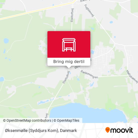 Øksenmølle (Syddjurs Kom) kort