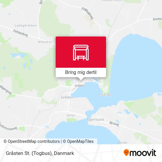 Gråsten St. (Togbus) kort