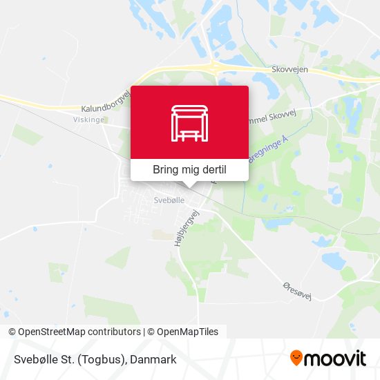 Svebølle St. (Togbus) kort