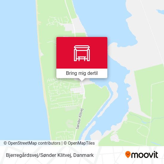 Bjerregårdsvej/Sønder Klitvej kort