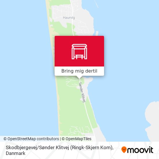 Skodbjergevej / Sønder Klitvej (Ringk-Skjern Kom) kort