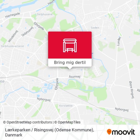 Lærkeparken / Risingsvej (Odense Kommune) kort