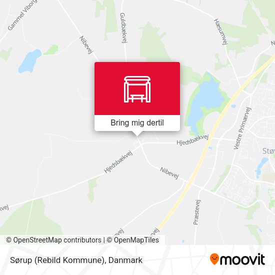 Sørup (Rebild Kommune) kort
