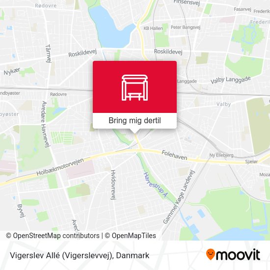Vigerslev Allé (Vigerslevvej) kort