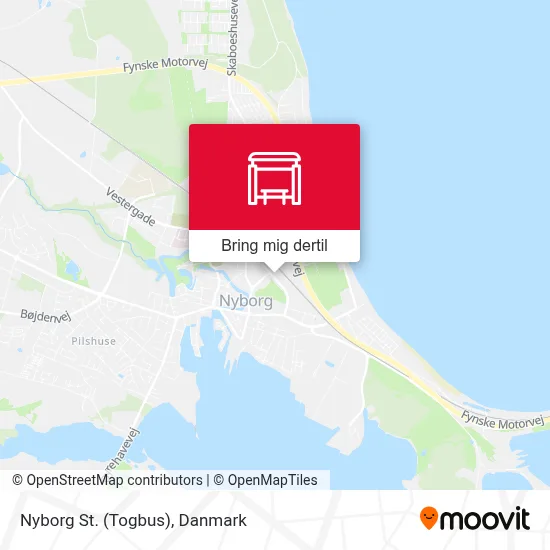 Nyborg St. (Togbus) kort