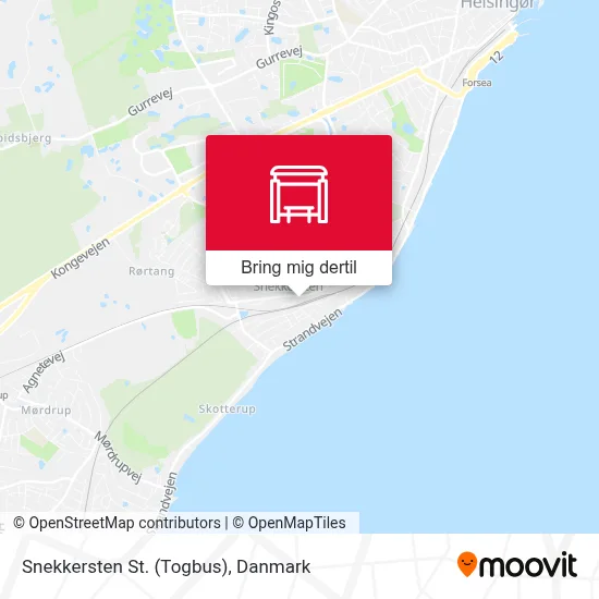 Snekkersten St. (Togbus) kort