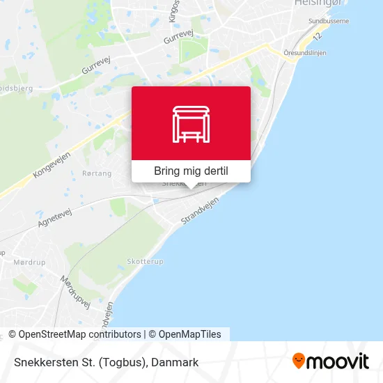 Snekkersten St. (Togbus) kort