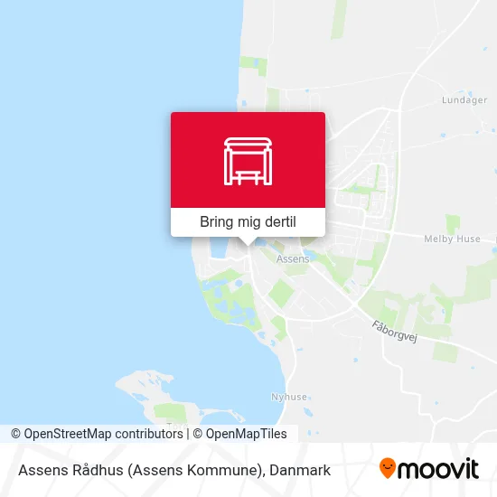 Assens Rådhus (Assens Kommune) kort