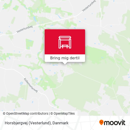 Horsbjergvej (Vesterlund) kort