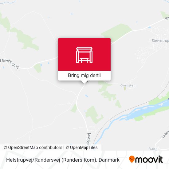 Helstrupvej / Randersvej (Randers Kom) kort